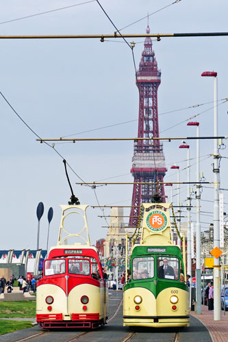 BLACKPOOL TRAMS - Photo: ©2015 Ian Boyle - www.simplompc.co.uk - Simplon Postcards