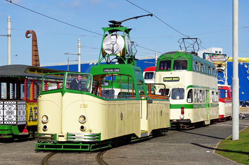 BLACKPOOL TRAMS - Photo: ©2015 Ian Boyle - www.simplompc.co.uk - Simplon Postcards