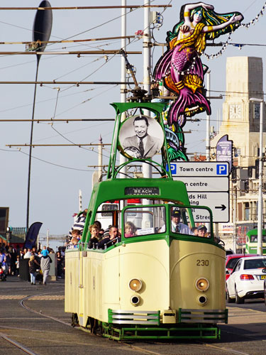 BLACKPOOL TRAMS - Photo: ©2015 Ian Boyle - www.simplompc.co.uk - Simplon Postcards