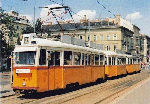 BUDAPEST TRAMS - www.simplompc.co.uk - Simplon Postcards