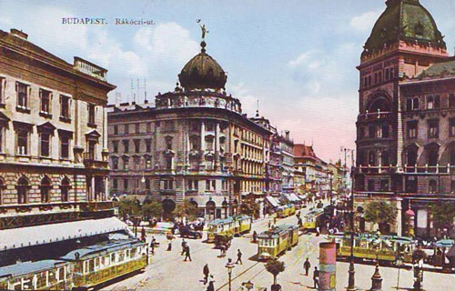 BUDAPEST TRAMS - www.simplompc.co.uk - Simplon Postcards