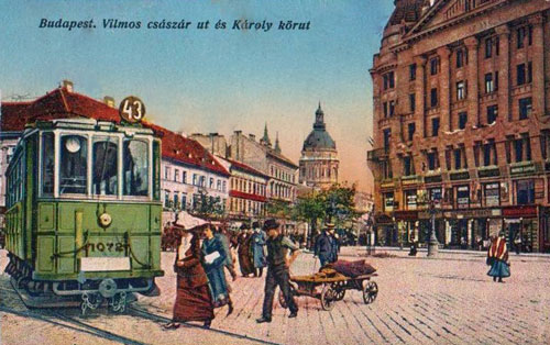 BUDAPEST TRAMS - www.simplompc.co.uk - Simplon Postcards