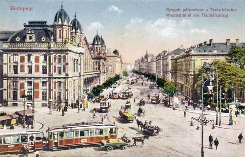 BUDAPEST TRAMS - www.simplompc.co.uk - Simplon Postcards