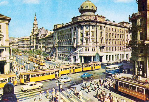 BUDAPEST TRAMS - www.simplompc.co.uk - Simplon Postcards