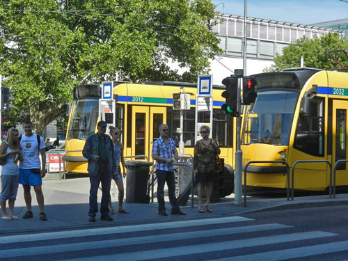 BUDAPEST TRAMS - Photo: ©2012 Mike Tedstone - www.simplompc.co.uk - Simplon Postcards