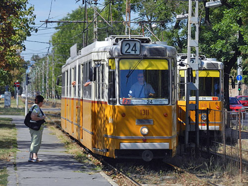 BUDAPEST TRAMS - Photo: ©2012 Mike Tedstone - www.simplompc.co.uk - Simplon Postcards