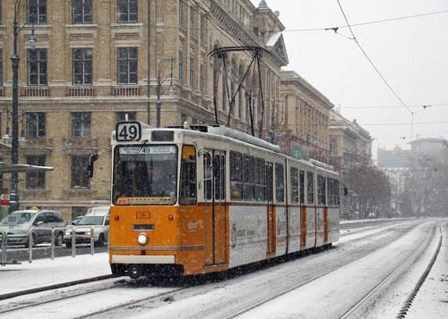 BUDAPEST TRAMS - Photo: ©2012 David Pennock - www.simplompc.co.uk - Simplon Postcards