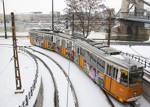 BUDAPEST TRAMS - Photo: ©2012 David Pennock - www.simplompc.co.uk - Simplon Postcards