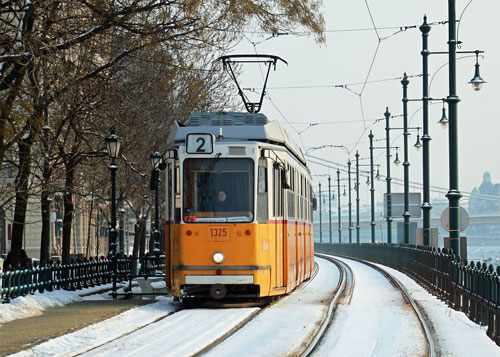 BUDAPEST TRAMS - Photo: ©2012 David Pennock - www.simplompc.co.uk - Simplon Postcards