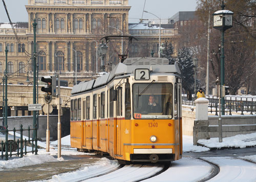 BUDAPEST TRAMS - Photo: ©2012 David Pennock - www.simplompc.co.uk - Simplon Postcards