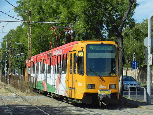 BUDAPEST TRAMS - Photo: ©2012 Mike Tedstone - www.simplompc.co.uk - Simplon Postcards