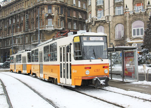 BUDAPEST TRAMS - Photo: ©2012 David Pennock - www.simplompc.co.uk - Simplon Postcards