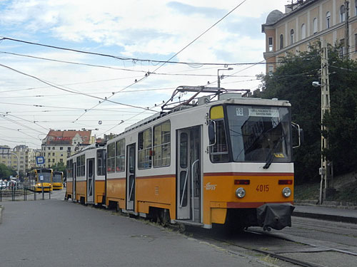 BUDAPEST TRAMS - Photo: ©2012 Mike Tedstone - www.simplompc.co.uk - Simplon Postcards