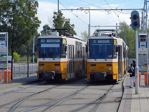 BUDAPEST TRAMS - Photo: ©2012 Mike Tedstone - www.simplompc.co.uk - Simplon Postcards