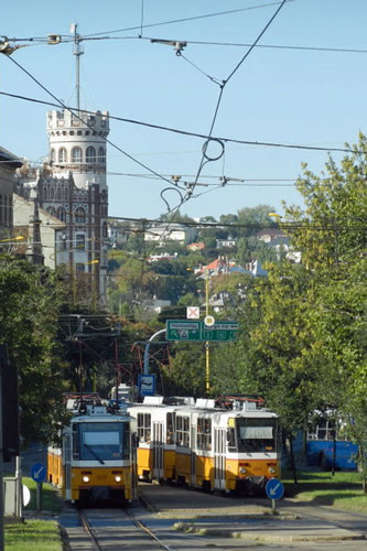 BUDAPEST TRAMS - Photo: ©2012 Mike Tedstone - www.simplompc.co.uk - Simplon Postcards