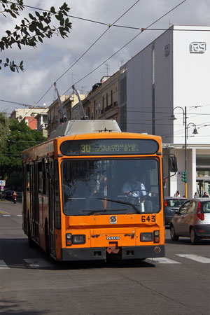 CAGLIARI TROLLEYBUSES - www.simplompc.co.uk - Simplon Postcards