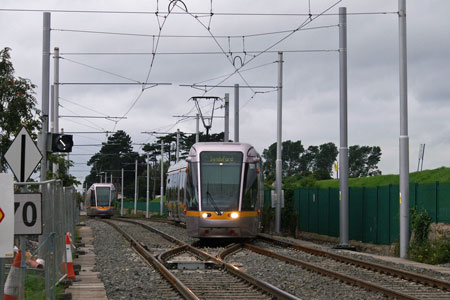 Dublin LUAS Trams - Photo: ©2008 Ian Boyle - www.simplompc.co.uk - Simplon Postcards