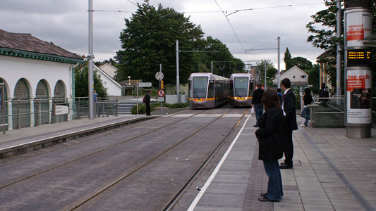 Dublin LUAS Trams - Photo: ©2008 Ian Boyle - www.simplompc.co.uk - Simplon Postcards