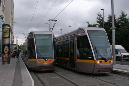 Dublin LUAS Trams - Photo: ©2008 Ian Boyle - www.simplompc.co.uk - Simplon Postcards