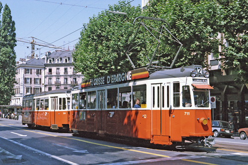 Swiss Standard Tram - www.simplonpc.co.uk - Photo: ©1985 Ian Boyle