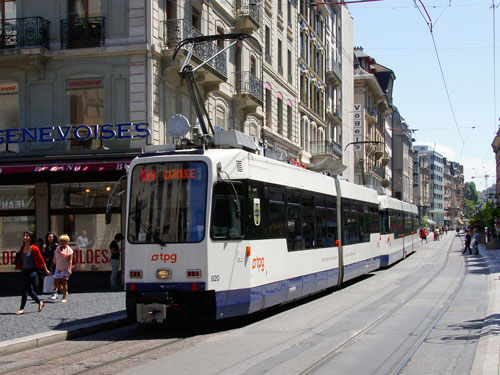 Swiss DAV Be4/6 Tram - www.simplonpc.co.uk - Photo: ©2004 Ian Boyle