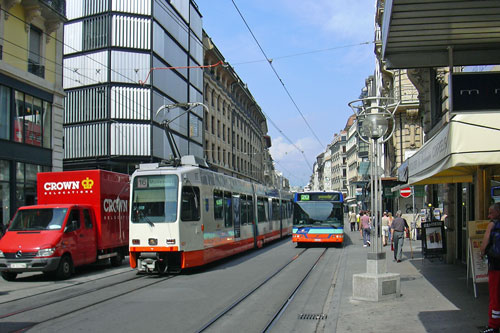 Swiss DAV Be4/6 Tram - www.simplonpc.co.uk - Photo: ©2004 Ian Boyle