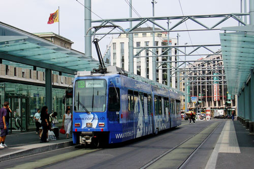 Swiss DAV Be4/6 Tram - www.simplonpc.co.uk - Photo: ©2004 Ian Boyle