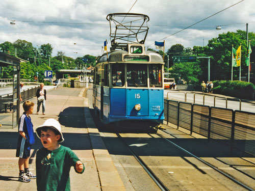 Gothenburg Museum Trams  - Photo ©1998 Ian Boyle - www.simplonpc.co.uk