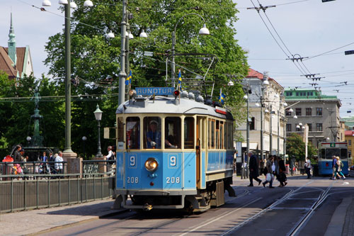 Gothenburg Museum Trams  - Photo ©1998 Ian Boyle - www.simplonpc.co.uk