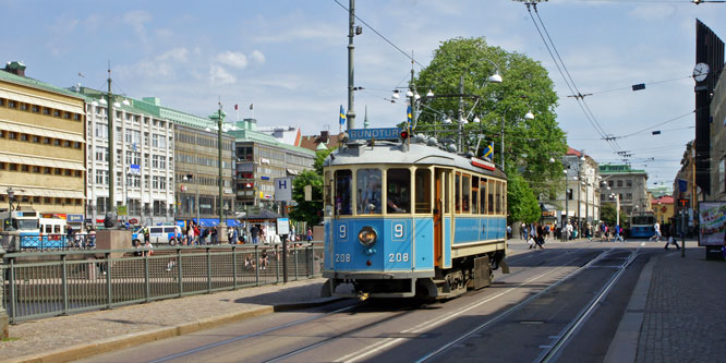 Gothenburg Museum Trams  - Photo ©1998 Ian Boyle - www.simplonpc.co.uk