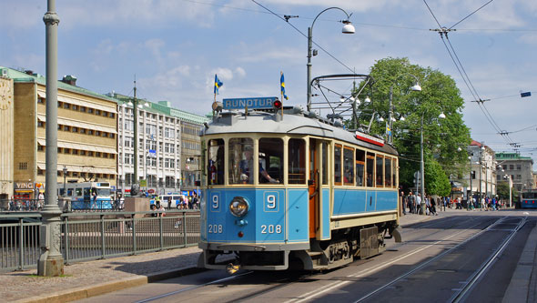 Gothenburg Museum Trams  - Photo ©1998 Ian Boyle - www.simplonpc.co.uk