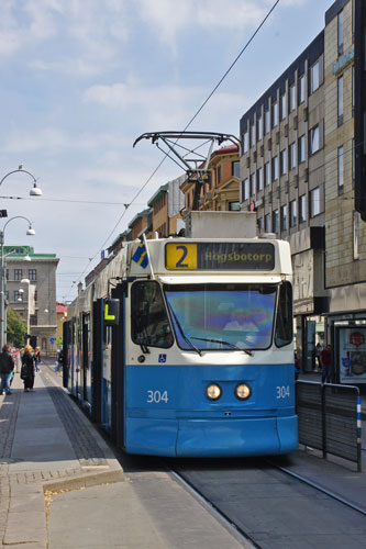 Gothenburg M31 Trams - Photo: ©2013 Ian Boyle - www.simplompc.co.uk - Simplon Postcards