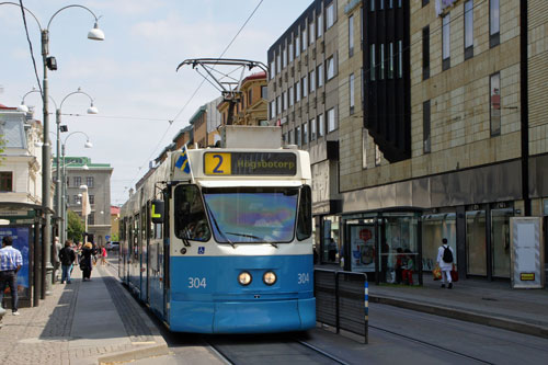 Gothenburg M31 Trams - Photo: ©2013 Ian Boyle - www.simplompc.co.uk - Simplon Postcards