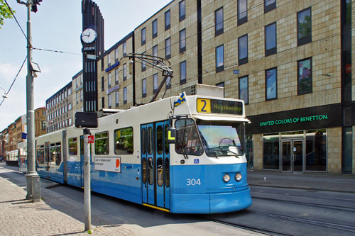 Gothenburg M31 Trams - Photo: ©2013 Ian Boyle - www.simplompc.co.uk - Simplon Postcards