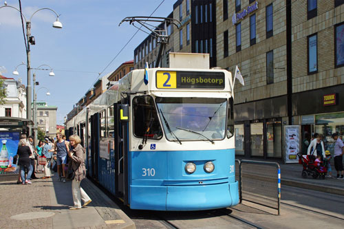 Gothenburg M31 Trams - Photo: ©2013 Ian Boyle - www.simplompc.co.uk - Simplon Postcards