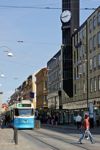 Gothenburg M31 Trams - Photo: ©2013 Ian Boyle - www.simplompc.co.uk - Simplon Postcards