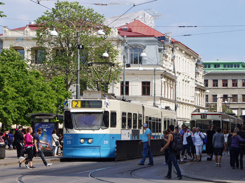 Gothenburg M31 Trams - Photo: ©2013 Ian Boyle - www.simplompc.co.uk - Simplon Postcards