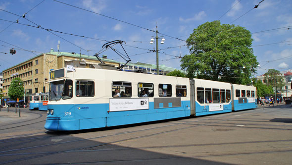 Gothenburg M31 Trams - Photo: ©2013 Ian Boyle - www.simplompc.co.uk - Simplon Postcards