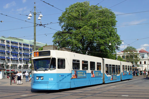 Gothenburg M31 Trams - Photo: ©2013 Ian Boyle - www.simplompc.co.uk - Simplon Postcards