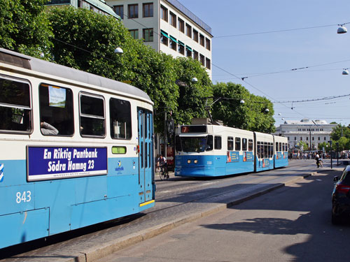 Gothenburg M31 Trams - Photo: ©2013 Ian Boyle - www.simplompc.co.uk - Simplon Postcards