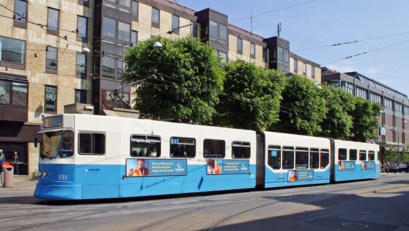 Gothenburg M31 Trams - Photo: ©2013 Ian Boyle - www.simplompc.co.uk - Simplon Postcards