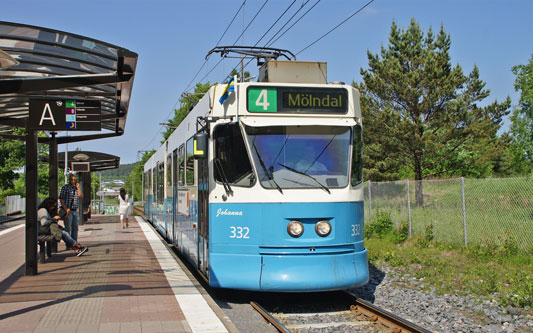 Gothenburg M31 Trams - Photo: ©2013 Ian Boyle - www.simplompc.co.uk - Simplon Postcards