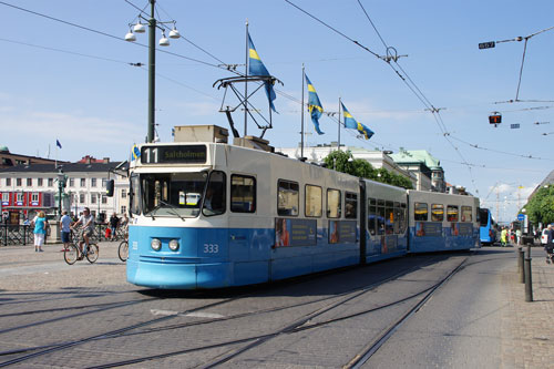 Gothenburg M31 Trams - Photo: ©2013 Ian Boyle - www.simplompc.co.uk - Simplon Postcards