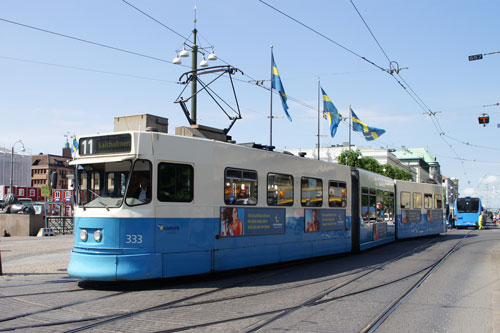 Gothenburg M31 Trams - Photo: ©2013 Ian Boyle - www.simplompc.co.uk - Simplon Postcards