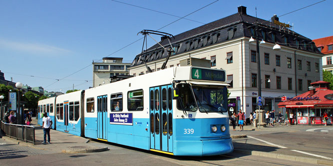 Gothenburg M31 Trams - Photo: ©2013 Ian Boyle - www.simplompc.co.uk - Simplon Postcards