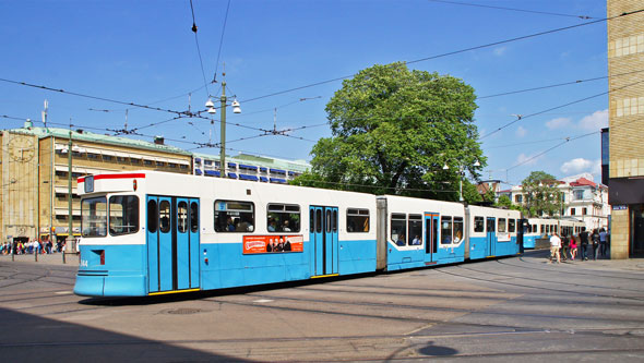 Gothenburg M31 Trams - Photo: ©2013 Ian Boyle - www.simplompc.co.uk - Simplon Postcards