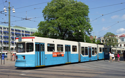 Gothenburg M31 Trams - Photo: ©2013 Ian Boyle - www.simplompc.co.uk - Simplon Postcards