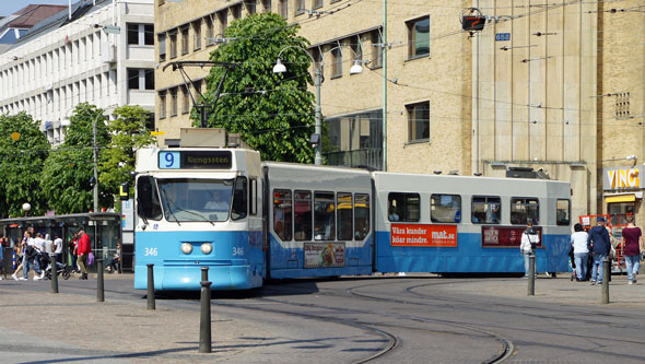 Gothenburg M31 Trams - Photo: ©2013 Ian Boyle - www.simplompc.co.uk - Simplon Postcards