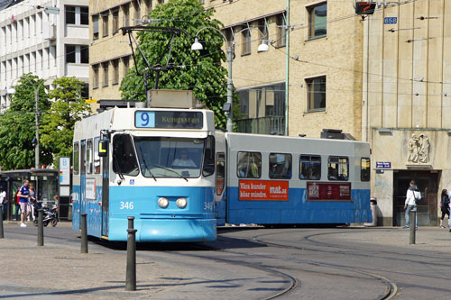 Gothenburg M31 Trams - Photo: ©2013 Ian Boyle - www.simplompc.co.uk - Simplon Postcards