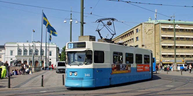 Gothenburg M31 Trams - Photo: ©2013 Ian Boyle - www.simplompc.co.uk - Simplon Postcards